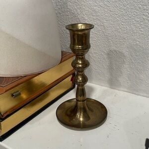 Vintage brass candle holder